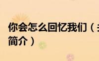 你会怎么回忆我们（关于你会怎么回忆我们的简介）
