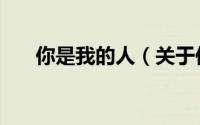 你是我的人（关于你是我的人的简介）