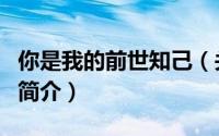 你是我的前世知己（关于你是我的前世知己的简介）