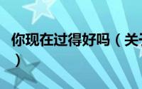 你现在过得好吗（关于你现在过得好吗的简介）