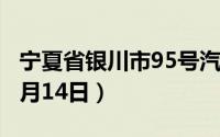 宁夏省银川市95号汽油价格查询（2024年06月14日）