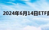2024年6月14日ETF黄金最新净持仓量数据