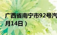 广西省南宁市92号汽油价格查询（2024年06月14日）