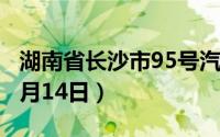 湖南省长沙市95号汽油价格查询（2024年06月14日）