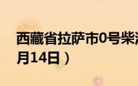 西藏省拉萨市0号柴油价格查询（2024年06月14日）