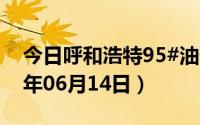 今日呼和浩特95#油价调整最新消息（2024年06月14日）