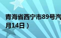 青海省西宁市89号汽油价格查询（2024年06月14日）