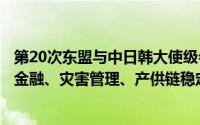 第20次东盟与中日韩大使级会议：期待加强互联互通、财政金融、灾害管理、产供链稳定、电动汽车等领域合作