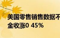 美国零售销售数据不及预期 6月18日现货黄金收涨0 45%
