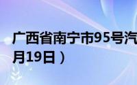 广西省南宁市95号汽油价格查询（2024年06月19日）