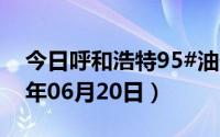 今日呼和浩特95#油价调整最新消息（2024年06月20日）