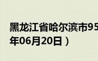 黑龙江省哈尔滨市95号汽油价格查询（2024年06月20日）