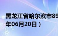 黑龙江省哈尔滨市89号汽油价格查询（2024年06月20日）