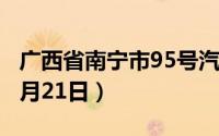 广西省南宁市95号汽油价格查询（2024年06月21日）