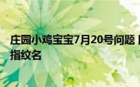 庄园小鸡宝宝7月20号问题 以下哪种动物拥有和人类相似的指纹名