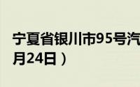 宁夏省银川市95号汽油价格查询（2024年06月24日）