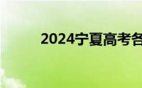 2024宁夏高考各批次录取分数线