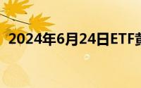 2024年6月24日ETF黄金最新净持仓量数据