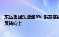 东岳集团现涨逾6% 供需格局持续优化 氟化工行业景气有望反转向上