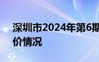 深圳市2024年第6期普通小汽车增量指标竞价情况
