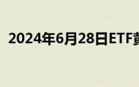 2024年6月28日ETF黄金最新净持仓量数据