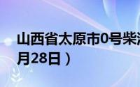 山西省太原市0号柴油价格查询（2024年06月28日）
