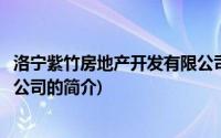 洛宁紫竹房地产开发有限公司(关于洛宁紫竹房地产开发有限公司的简介)