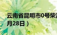 云南省昆明市0号柴油价格查询（2024年06月28日）