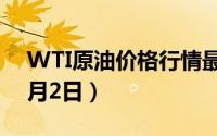 WTI原油价格行情最新走势查询（2024年7月2日）