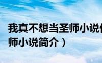 我真不想当圣师小说作者是谁（我真不想当圣师小说简介）