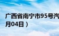 广西省南宁市95号汽油价格查询（2024年07月04日）