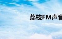 荔枝FM声音提醒怎么关