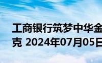 工商银行筑梦中华金条50克价格今天多少一克 2024年07月05日