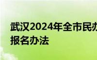 武汉2024年全市民办义务教育学校招生网上报名办法