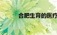 合肥生育的医疗费用如何报销？