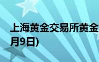 上海黄金交易所黄金T+D实时行情(2024年7月9日)