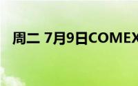 周二 7月9日COMEX黄金最新库存量数据