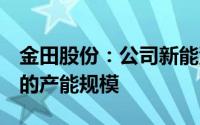 金田股份：公司新能源电磁扁线已形成2万吨的产能规模