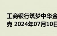 工商银行筑梦中华金条50克价格今天多少一克 2024年07月10日