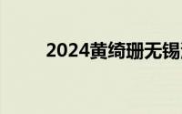 2024黄绮珊无锡演唱会几点抢票？