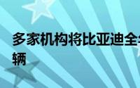 多家机构将比亚迪全年销量预测上调至400万辆