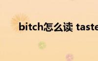 bitch怎么读 taste怎么读音发音英语