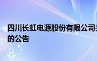 四川长虹电源股份有限公司关于招聘结构研发工程师等岗位的公告