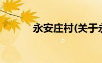 永安庄村(关于永安庄村的简介)
