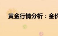黄金行情分析：金价刚刚跌破2430关口