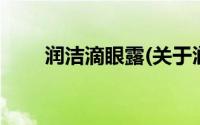 润洁滴眼露(关于润洁滴眼露的简介)