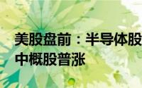美股盘前：半导体股多数上涨英伟达涨逾1%中概股普涨