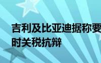 吉利及比亚迪据称要求欧盟举行听证会 就临时关税抗辩