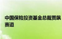 中国保险投资基金总裁贾飙：围绕保险主业精选科创类投资赛道