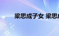 梁思成子女 梁思成再娶的真实原因